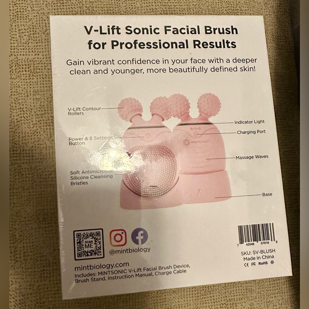 MINTBIOLOGY MintSonic V Lift: Cleanser, Roller & Sculptor NEW - Picture 3 of 12